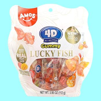 4D Gummy Lucky Fish (Peach & Mango)