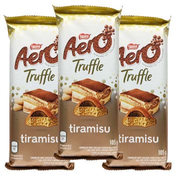 Aero Truffle Tiramisu with coffee flavored filling