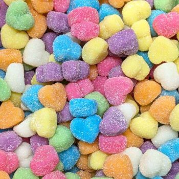 Albanese Sour Gummi Poppers Hearts