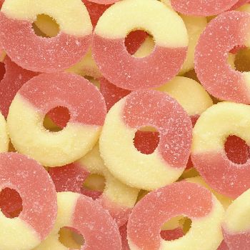 Albanese Gummi Rings Strawberry Banana