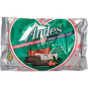 Andes Thins: Creme de Menthe & Cherry Jubilee