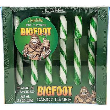 Bigfoot Candy Canes (Pine Flavored)