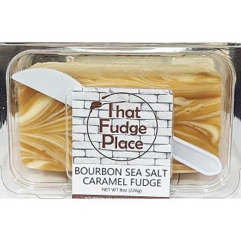 Bourbon Sea Salt Caramel Fudge