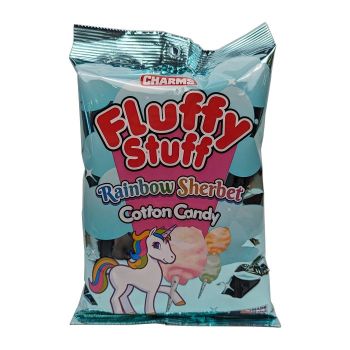 Charms Fluffy Stuff Rainbow Sherbet Cotton Candy