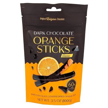 Dark Chocolate Orange Sticks