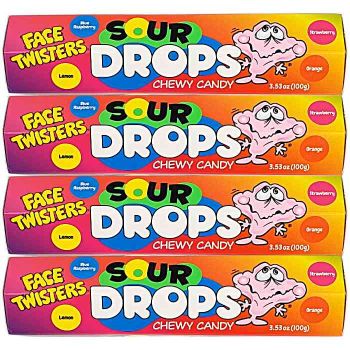 Face Twisters Sour Drops