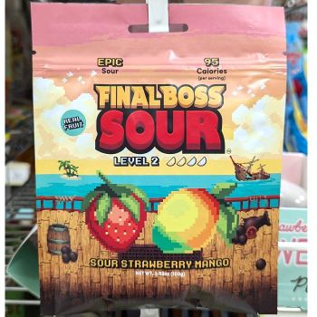 Final Boss Sour Level 2: Strawberry Mango