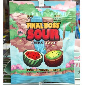 Final Boss Sour Level 3: Watermelon Kiwi