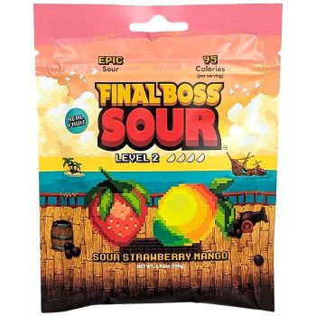 Final Boss Sour Level 2: Strawberry Mango