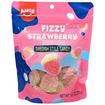 Fizzy Strawberry Swedish Style Candy