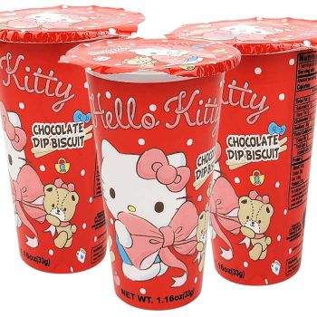 Hello Kitty Chocolate Dip Biscuits
