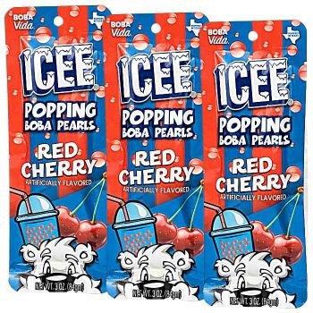 Icee Popping Boba Red Cherry