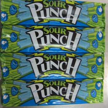 Sour Punch Straws Blue Raspberry
