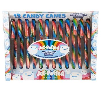 Jet-Puffed Marshmallow Candy Canes