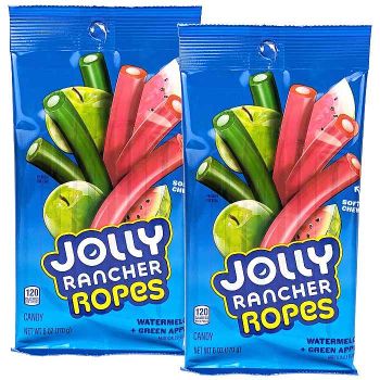 Jolly Rancher Ropes Watermelon & Green Apple