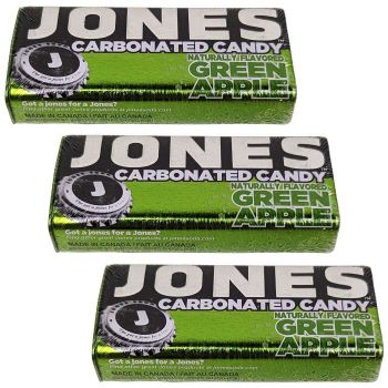 Jones Carbonated Candy: Green Apple