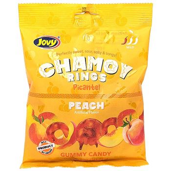 Jovy Chamoy Gummy Peach Rings