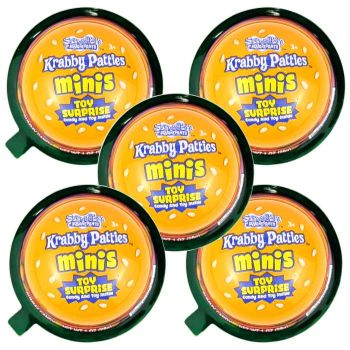 Krabby Patties Minis Gummi Candy (with Toy Surprise)