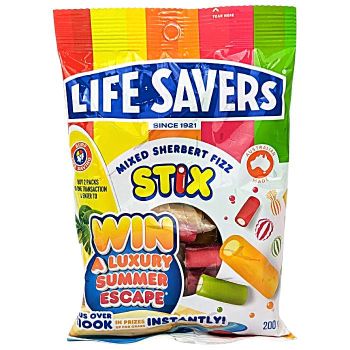 Life Savers Stix Mixed Sherbert Fizz