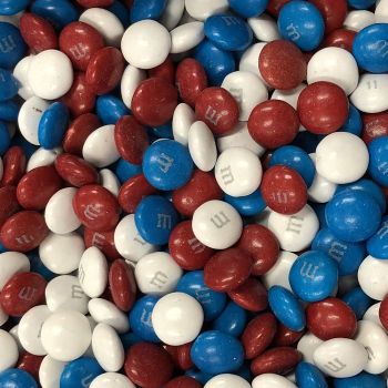 M&M's Plain Red, White & Blue