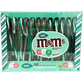 M&M's Chocolate Mint Candy Canes