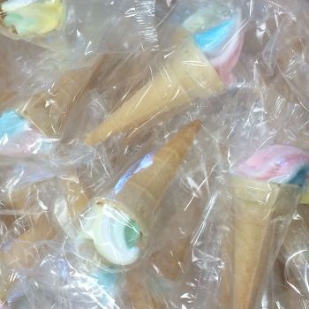 Marshmallow Ice Cream Cones