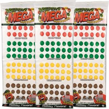  in four holiday flavors -- Candy Cane, Merry Berry, Sugar Cookie and Hot Chocolate.