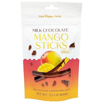 Milk Chocolate Mango Sticks