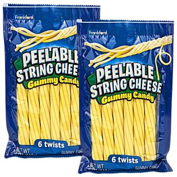 Peelable String Cheese Gummy Candy