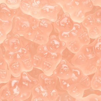 Albanese Gummi Bears Pink Grapefruit - 5 Pound Bag