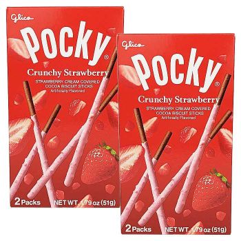 Pocky Crunchy Strawberry