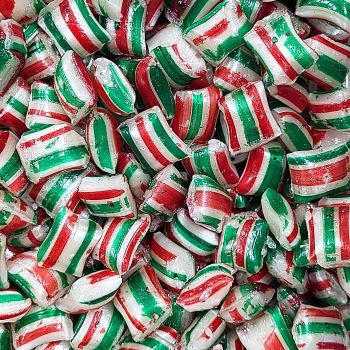 Red and Green Mint Pillows, Old fashioned candy