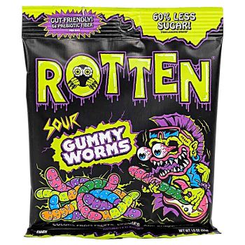 Rotten Sour Gummy Worms