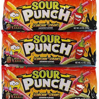 Scorchin' Sour Punch Straws