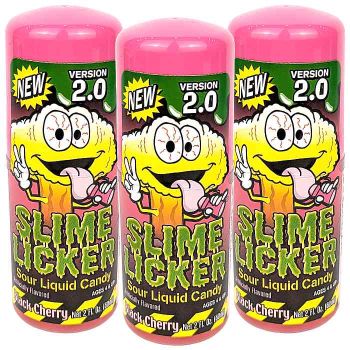 Slime Licker Sour Liquid Candy: Black Cherry