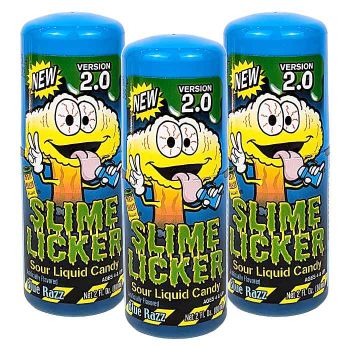 Slime Licker Sour Liquid Candy: Blue Razz