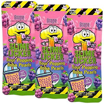 Slime Licker Sour Popping Boba Grape