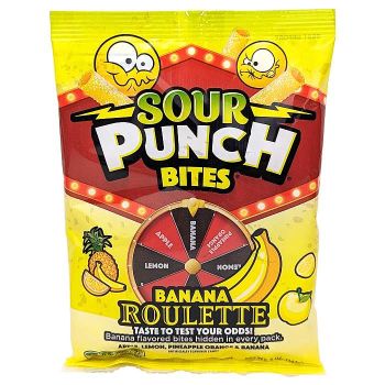 Sour Punch Bites Banana Roulette