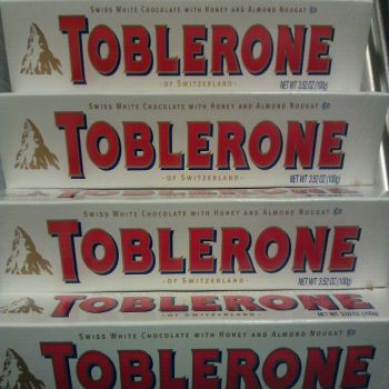 Toblerone White Chocolate Bar