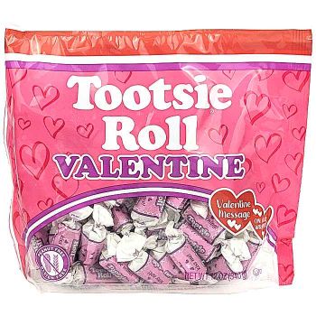 Tootsie Roll Valentines (with Messages)