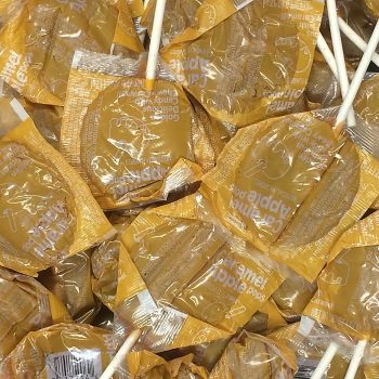 Tootsie Caramel Apple Pops Golden Delicious