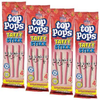 Top Pops Taffy Stixx Strawberry