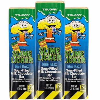 Toxic Waste Slime Licker Chocolate Bar: Blue Razz
