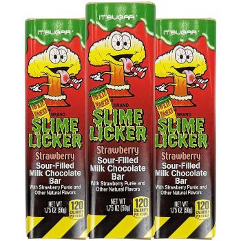 Toxic Waste Slime Licker Chocolate Bar: Strawberry