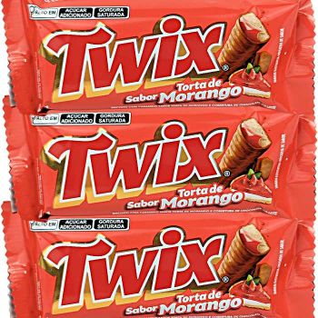 Twix Torta de Sabor Morango (Strawberry Pie)