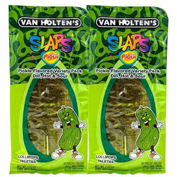 Van Holten's SLAPS Pickle Lollipops (Dill, Hot & Sour Variety Pack)