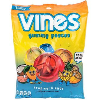 Vines Gummy Peaces: Tropical Blends