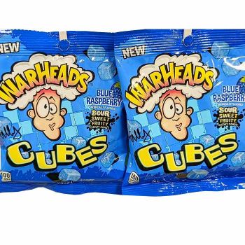 Warheads Cubes Blue Raspberry