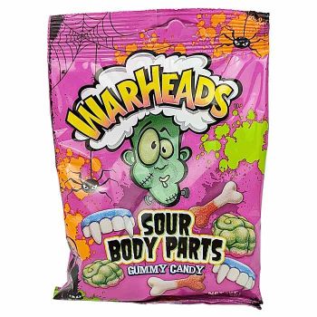 Warheads Sour Body Parts Gummies