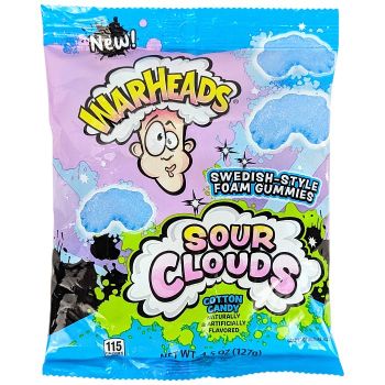 Warheads Sour Clouds Cotton Candy